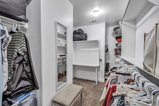 811 E 97th Ct, Odessa, TX 79765 - spacious closet featuring carpet floors