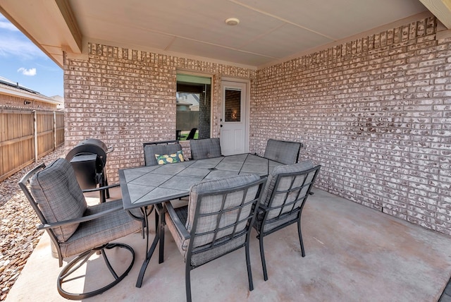 8409 E County Rd 115, Midland, TX 79706 - view of patio / terrace with outdoor dining space