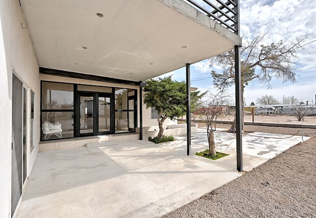 1007 E Texas St, Marfa, TX 79843 - view of patio featuring french doors