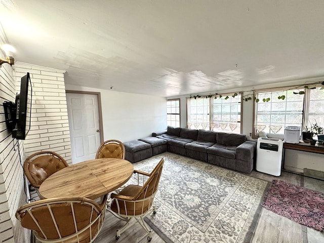 503 E Hendryx Ave, Alpine, TX 79830 - living area with wood finished floors