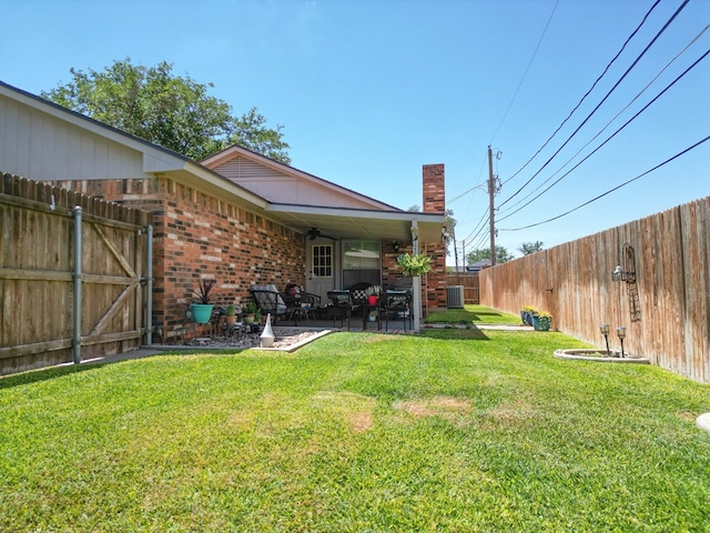 1847 Cody Pl, Odessa, TX 79762 - fenced backyard featuring a patio area