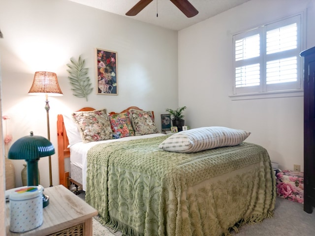 1847 Cody Pl, Odessa, TX 79762 - bedroom with carpet floors and a ceiling fan