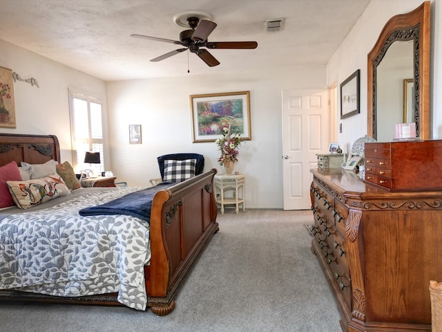 1847 Cody Pl, Odessa, TX 79762 - carpeted bedroom with a ceiling fan