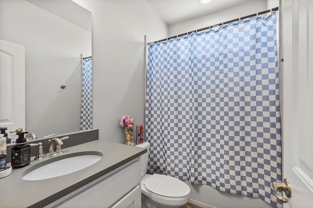 3102 Mearns Ct, Midland, TX 79705 - bathroom with vanity and a shower with shower curtain