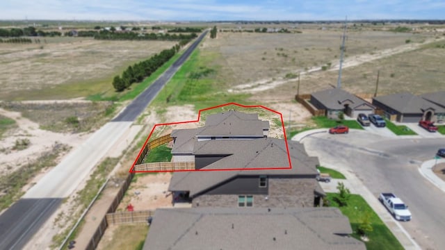 3102 Mearns Ct, Midland, TX 79705 - view of subject property with property boundaries highlighted