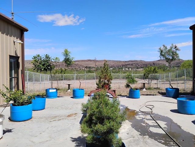 735 S Front St, Fort Davis, TX 79734 - view of patio featuring a mountain view
