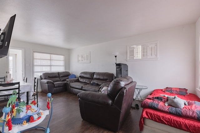 900 N Dotsy Ave, Odessa, TX 79763 - living room with wood finished floors