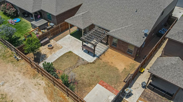 1506 San Miguel Ct, Midland, TX 79705 - view from above of property