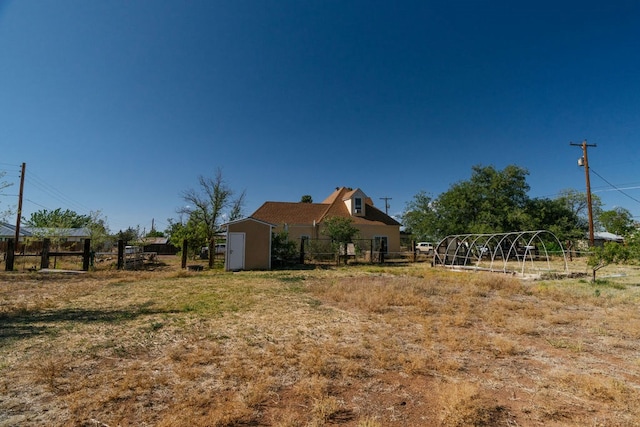 603 N 11th St, Alpine, TX 79830 - view of yard with a storage shed