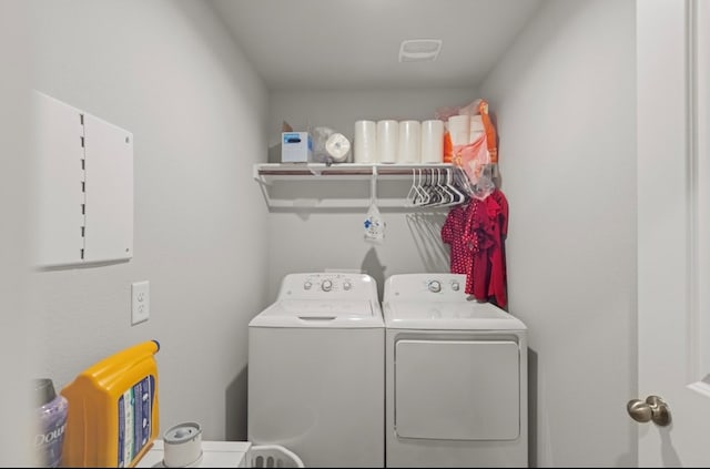 7018 Adenium Rd, Odessa, TX 79765 - laundry room with separate washer and dryer