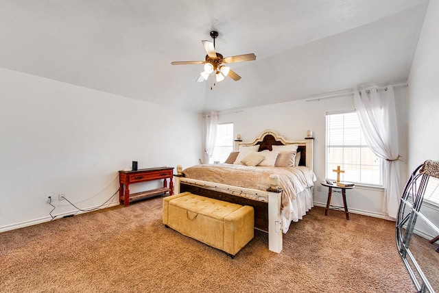 8625 Harvard Ave, Odessa, TX 79765 - bedroom featuring carpet floors and ceiling fan