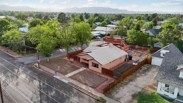 401 E Sul Ross Ave, Alpine, TX 79830 - aerial perspective of suburban area with a mountain backdrop