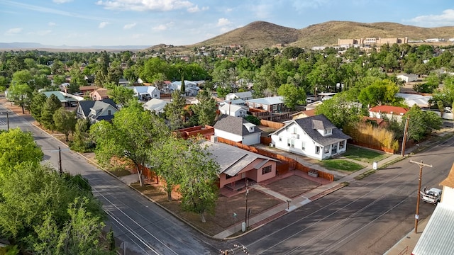 401 E Sul Ross Ave, Alpine, TX 79830 - aerial view of residential area with a mountain backdrop