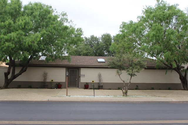 3206 Haynes Dr, Midland, TX 79705 - view of ranch-style home