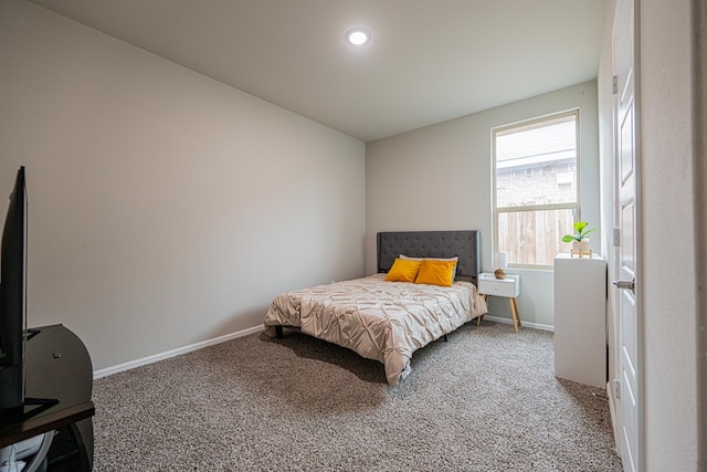 6205 Globe Life Ct, Odessa, TX 79762 - bedroom featuring carpet floors and vaulted ceiling