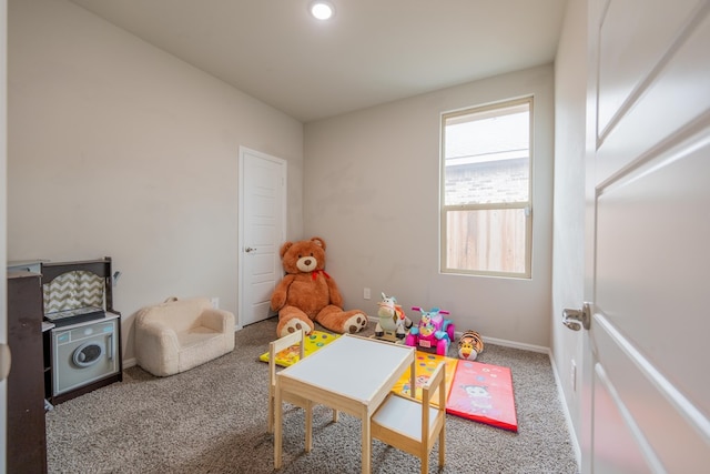 6205 Globe Life Ct, Odessa, TX 79762 - recreation room featuring carpet flooring and baseboards