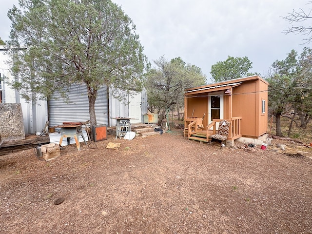101 Stage Coach Pass, Fort Davis, TX 79734 - view of yard with an outdoor structure