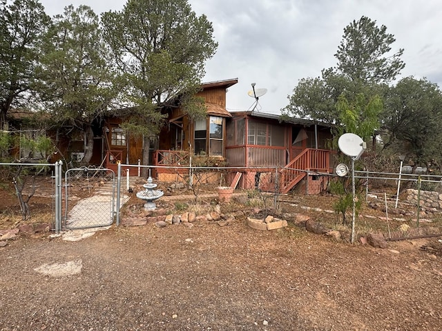 101 Stage Coach Pass, Fort Davis, TX 79734 - back of house with a gate
