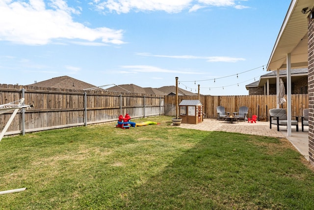 1215 E 93rd St, Odessa, TX 79765 - view of yard featuring a patio area and a fire pit