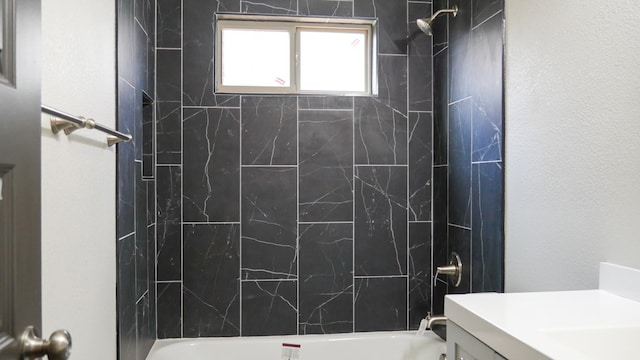 4603 N Tom Green Ave, Odessa, TX 79762 - bathroom with vanity and shower / washtub combination