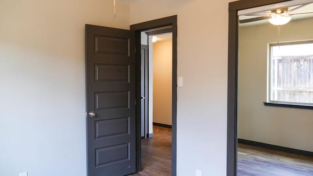 4603 N Tom Green Ave, Odessa, TX 79762 - unfurnished bedroom featuring wood finished floors and a closet