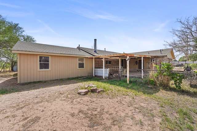 4530 W Morris St, Odessa, TX 79764 - back of property featuring a patio