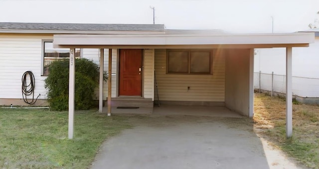 3703 N Jackson Ave, Odessa, TX 79762 - doorway to property featuring a lawn