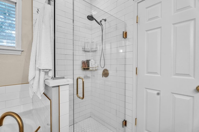 1000 S Nelson Rd, Monahans, TX 79756 - full bathroom with a stall shower