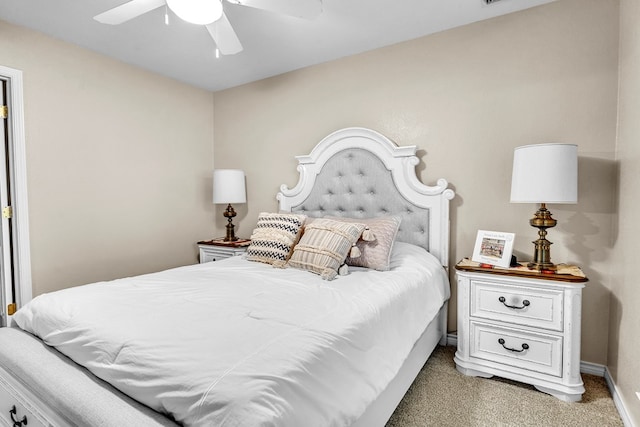 1000 S Nelson Rd, Monahans, TX 79756 - bedroom featuring carpet and ceiling fan
