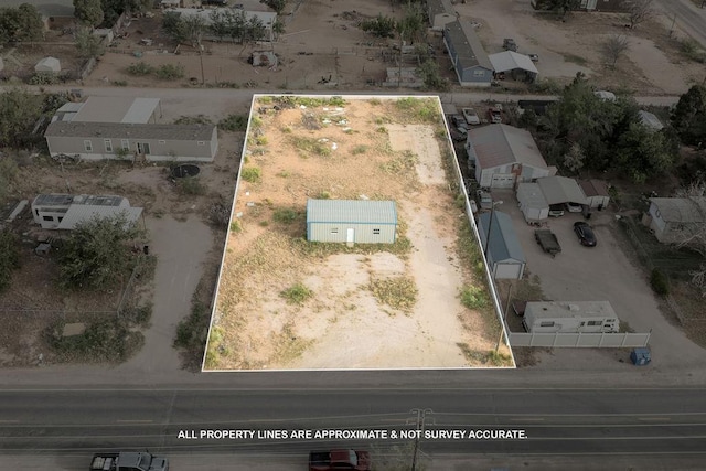 7207 W Dunn St, Odessa, TX 79763 - aerial view of property's location with property boundaries highlighted