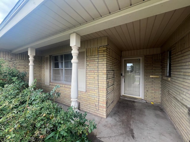 3805 E Everglade Ave, Odessa, TX 79762 - property entrance with brick siding and covered porch
