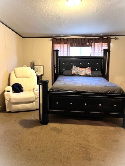 1319 S Broughton Ave, Odessa, TX 79761 - bedroom featuring carpet floors and a textured ceiling