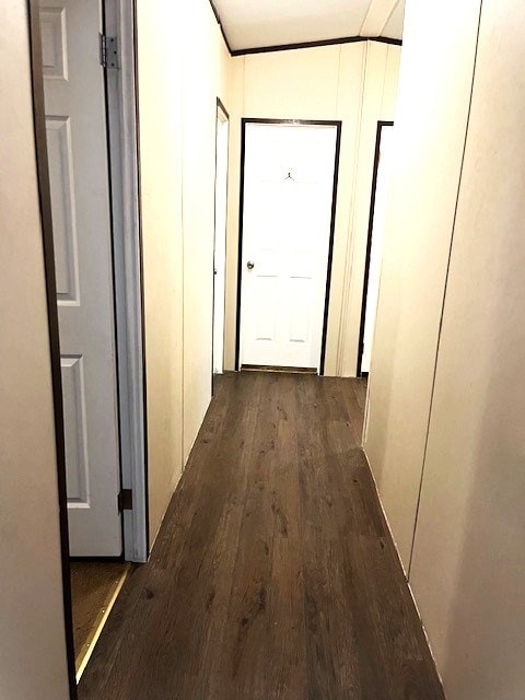 1319 S Broughton Ave, Odessa, TX 79761 - hall featuring dark wood-style floors