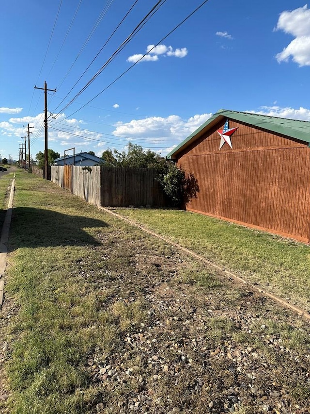 view of yard