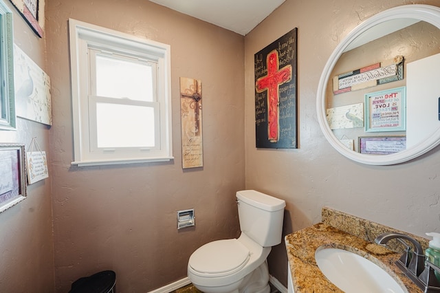 3708 N Moss Ave, Odessa, TX 79764 - bathroom with toilet and vanity
