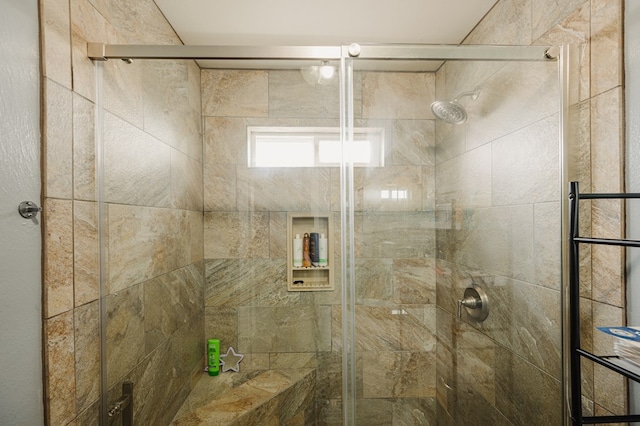 3708 N Moss Ave, Odessa, TX 79764 - full bathroom with a stall shower