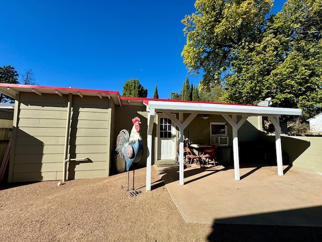 view of stable