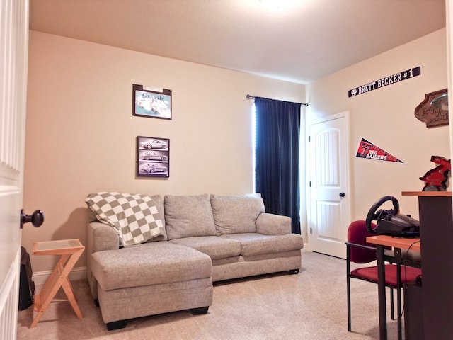 32 Balmoral Cir, Odessa, TX 79765 - living room featuring light colored carpet