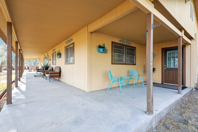 203 NE 8th St, Marathon, TX 79842 - view of patio with a porch