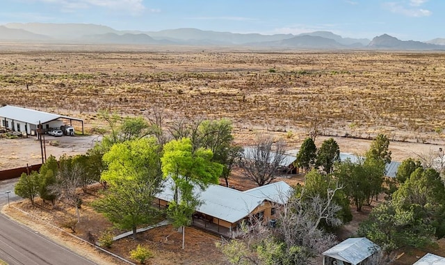 203 NE 8th St, Marathon, TX 79842 - overview of rural landscape featuring a mountainous background and a desert landscape