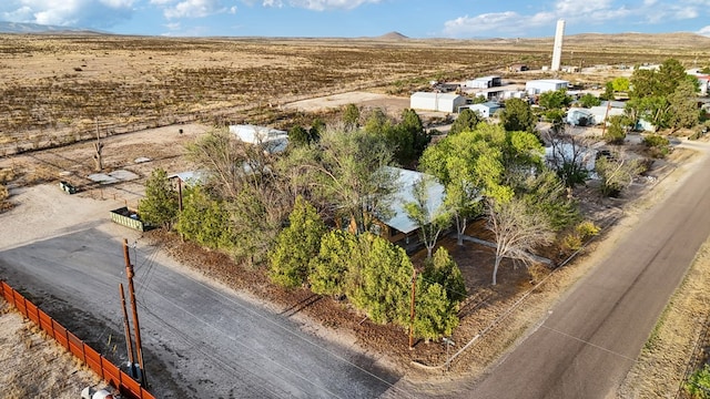 203 NE 8th St, Marathon, TX 79842 - aerial view of sparsely populated area with a mountainous background