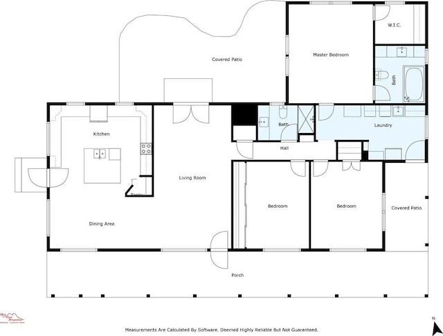 203 NE 8th St, Marathon, TX 79842 - floor plan / room layout