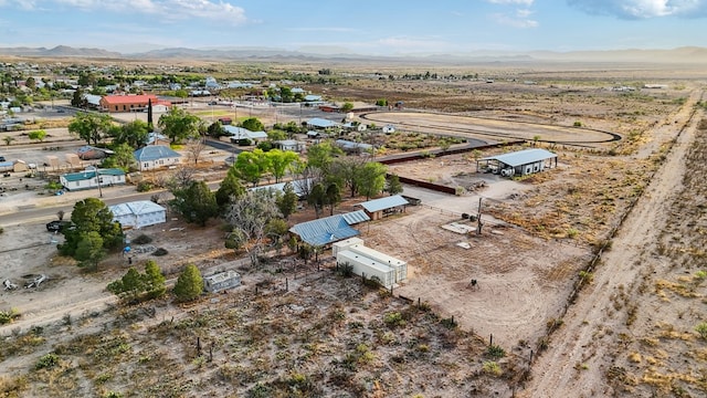 203 NE 8th St, Marathon, TX 79842 - aerial view of sparsely populated area featuring mountains and a desert landscape