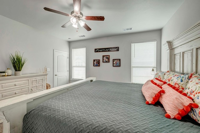 8430 E County Rd 114, Midland, TX 79706 - bedroom with a ceiling fan