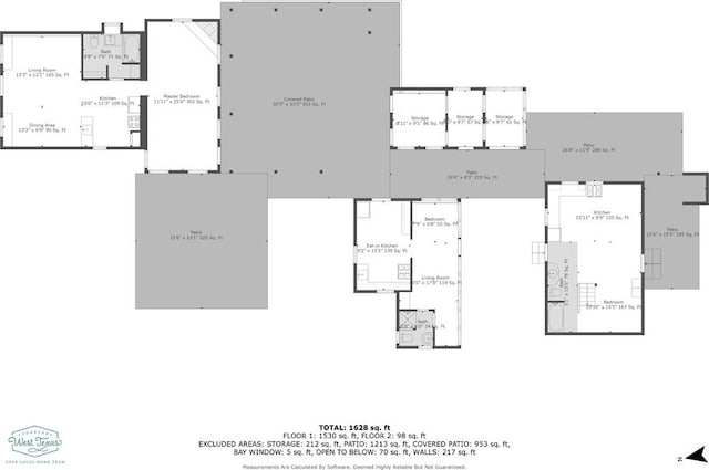 106 SE 4th St, Marathon, TX 79842 - home floor plan