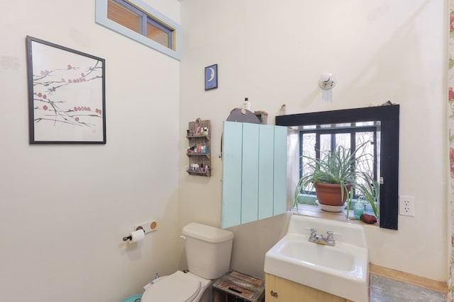 106 SE 4th St, Marathon, TX 79842 - bathroom with vanity and toilet