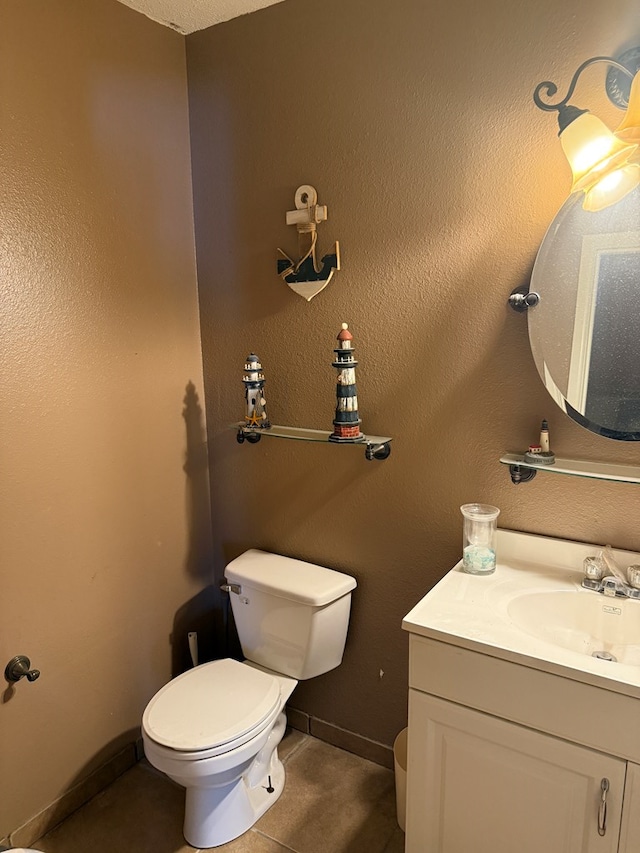 4235 Candy Ln, Odessa, TX 79762 - half bathroom featuring toilet and vanity