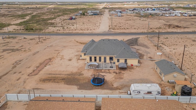 1758 N Fortune 500 Dr, Odessa, TX 79764 - bird's eye view with a rural view and a desert view