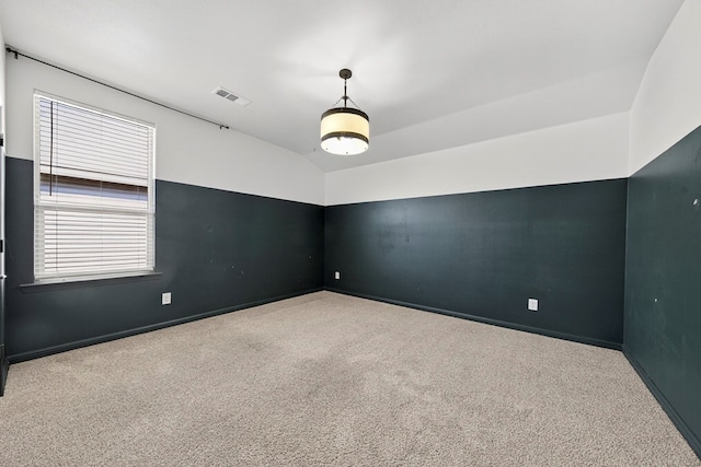 7410 W Pile Ranch Rd, Odessa, TX 79765 - carpeted empty room with healthy amount of natural light and lofted ceiling