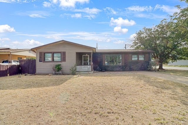 3633 Melody Ln, Odessa, TX 79762 - view of single story home